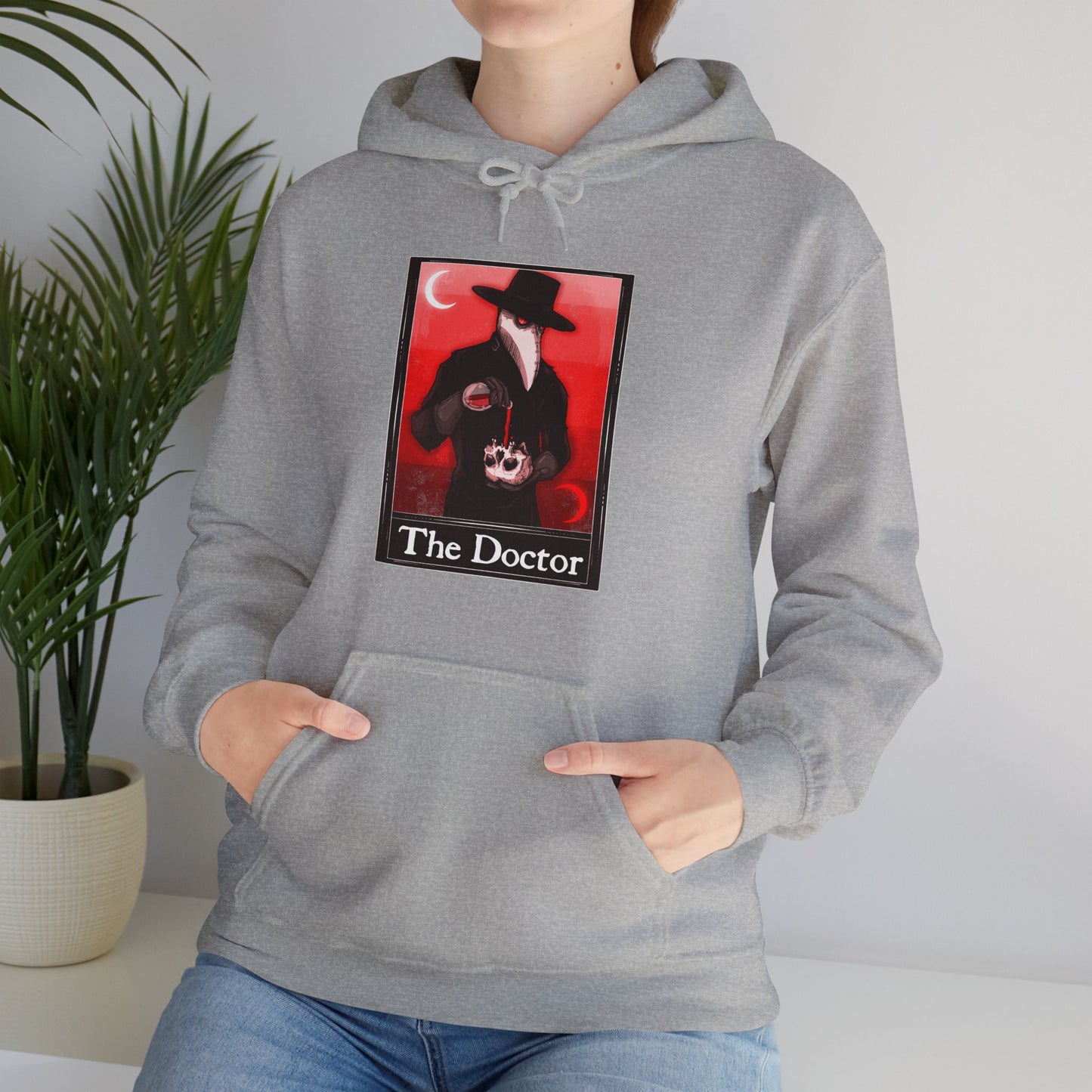 The Doctor Tarot Unisex Heavy Blend Hooded Sweatshirt