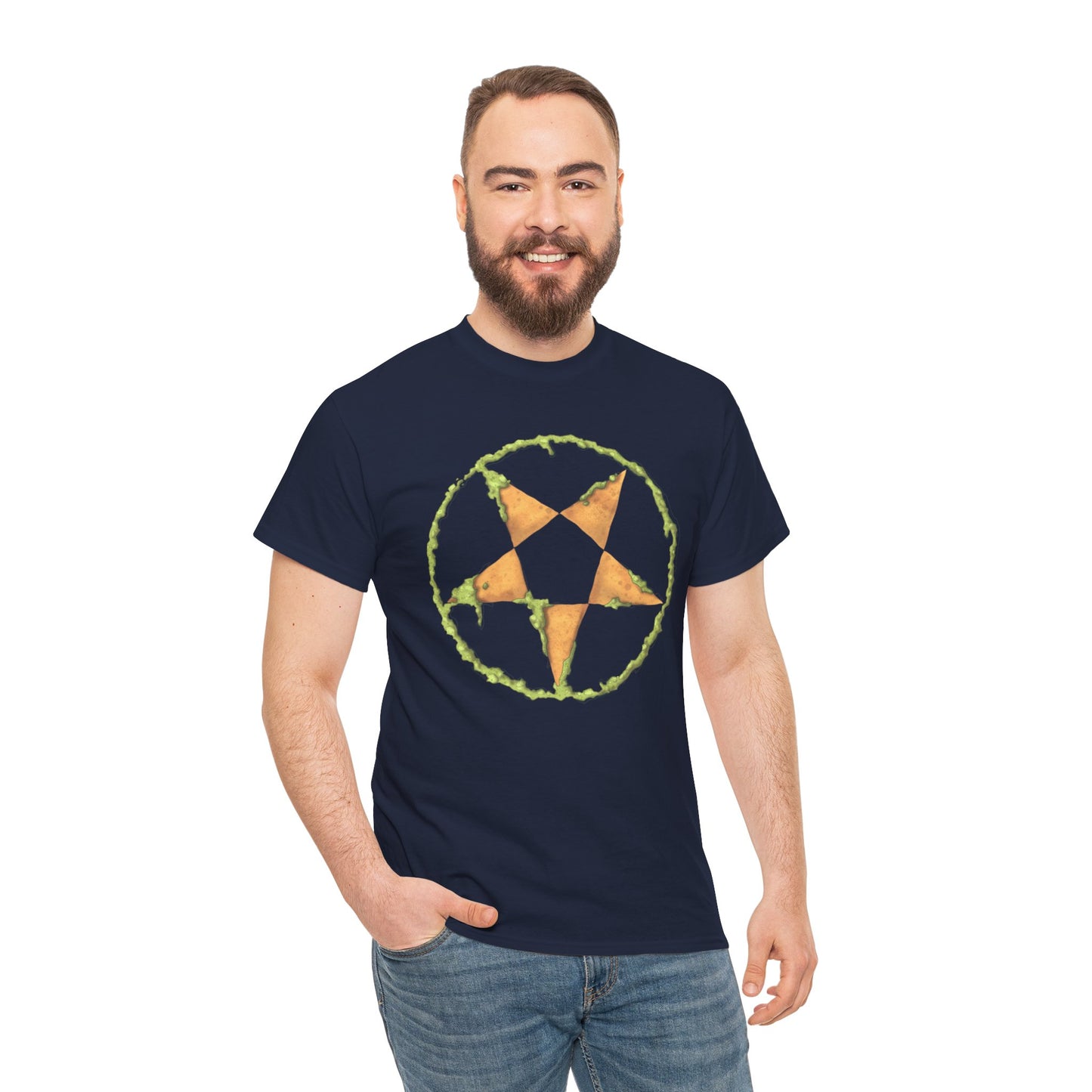 Guacamole Pentagram Unisex Heavy Cotton Tee
