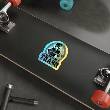 Johnny Trash Holographic Die-cut Stickers