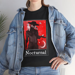 Nocturnal Tarot (Front & Back Print) Unisex Heavy Cotton Tee