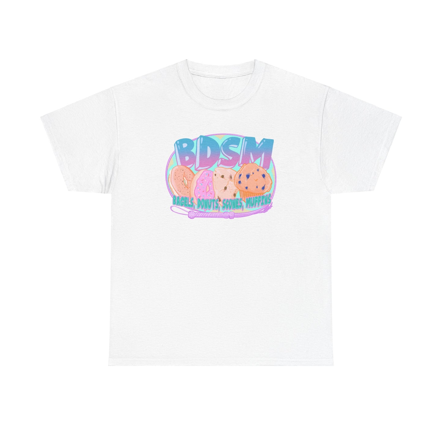 Bagels Donuts Scones Muffins Unisex Heavy Cotton Tee