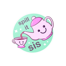 Tea Time Kiss-Cut Vinyl Decal