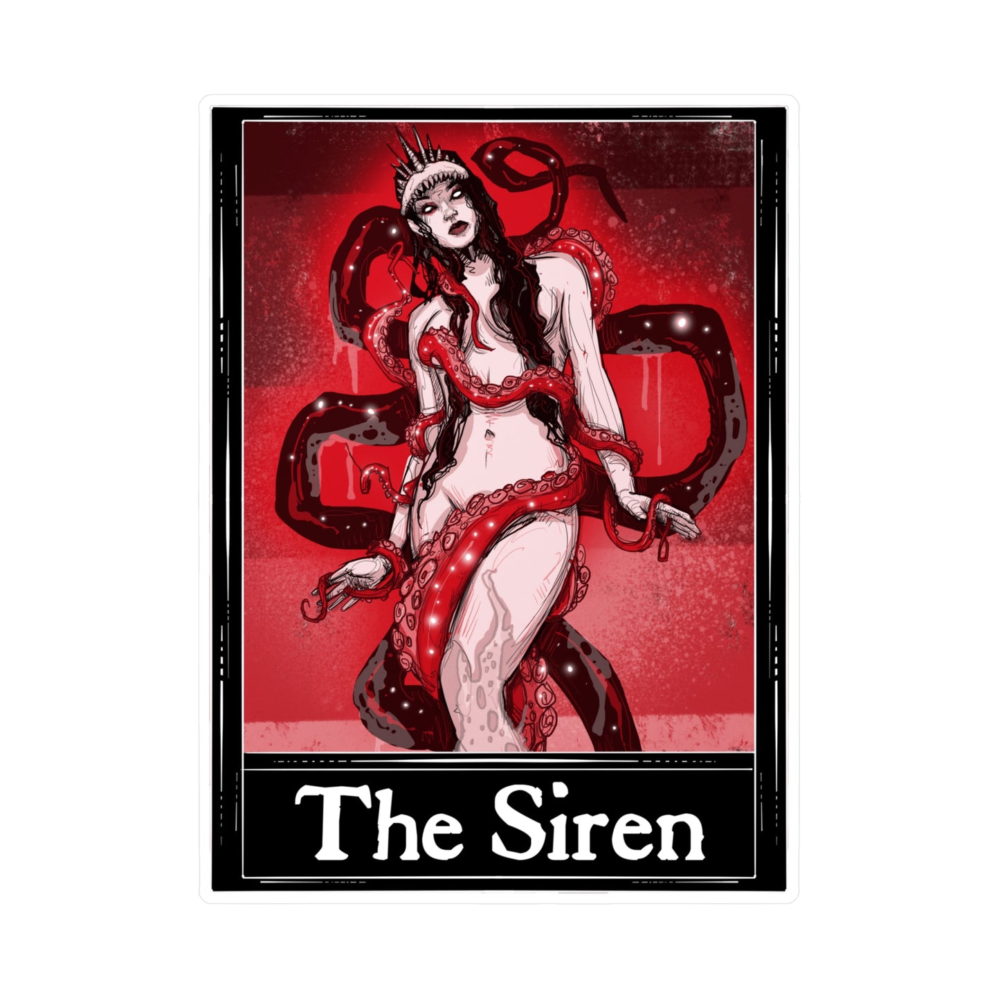 The Siren Tarot Kiss-Cut Vinyl Decal