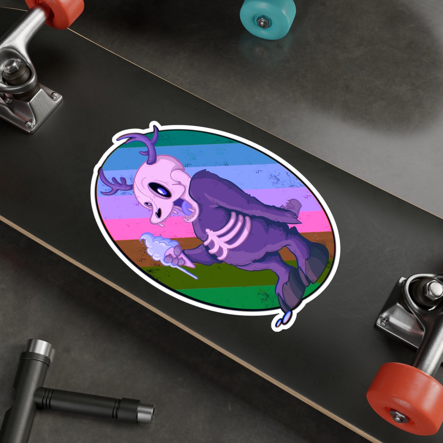 Monster Ice Cream Kiss-Cut Vinyl Decal