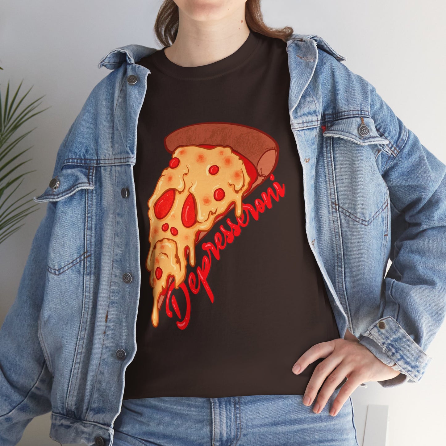 Depresseroni Unisex Heavy Cotton Tee