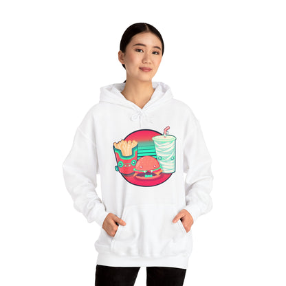 Spooky Fast Food Unisex Heavy Blend Hooded Sweatshirt