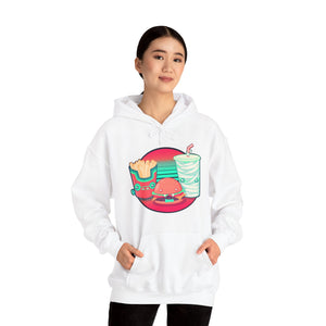 Spooky Fast Food Unisex Heavy Blend Hooded Sweatshirt