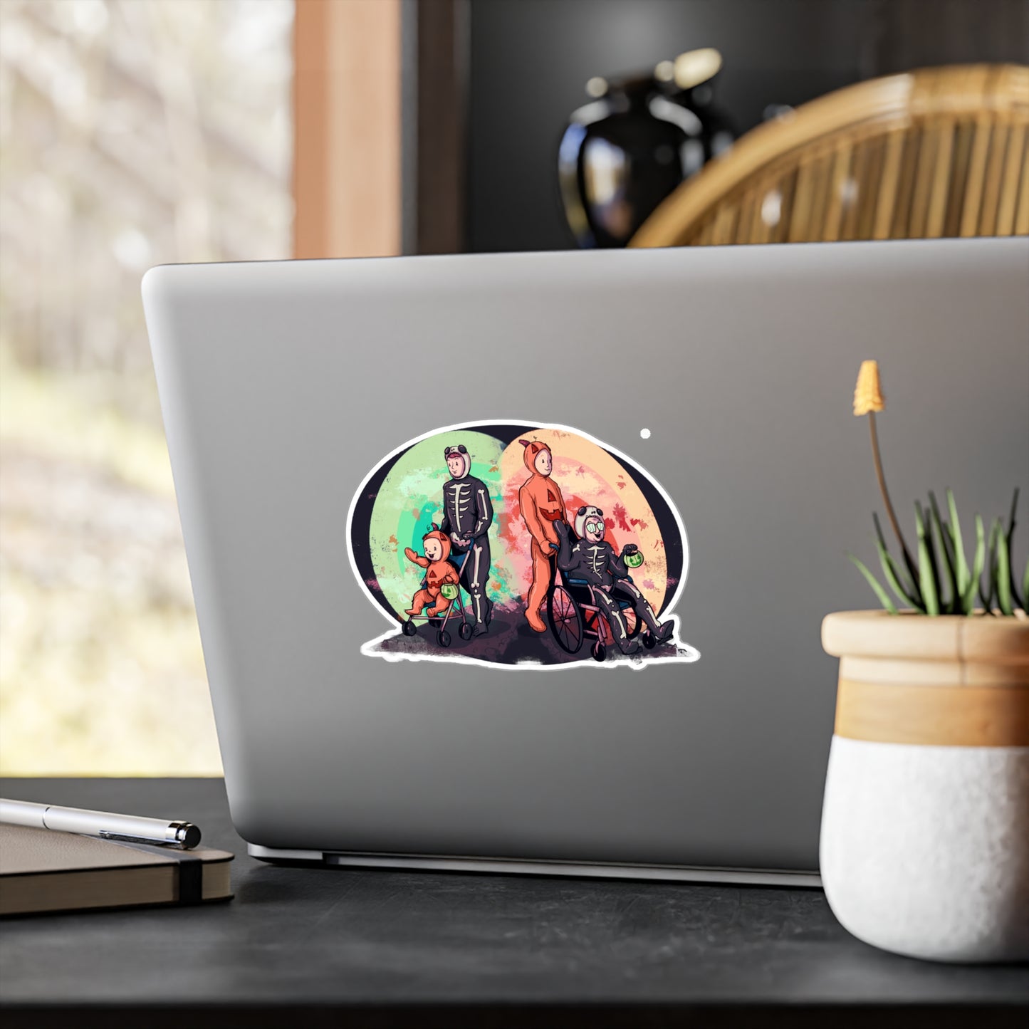 Timeless Halloween Kiss-Cut Vinyl Decal