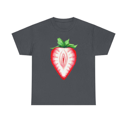 Juicy Strawberry Unisex Heavy Cotton Tee