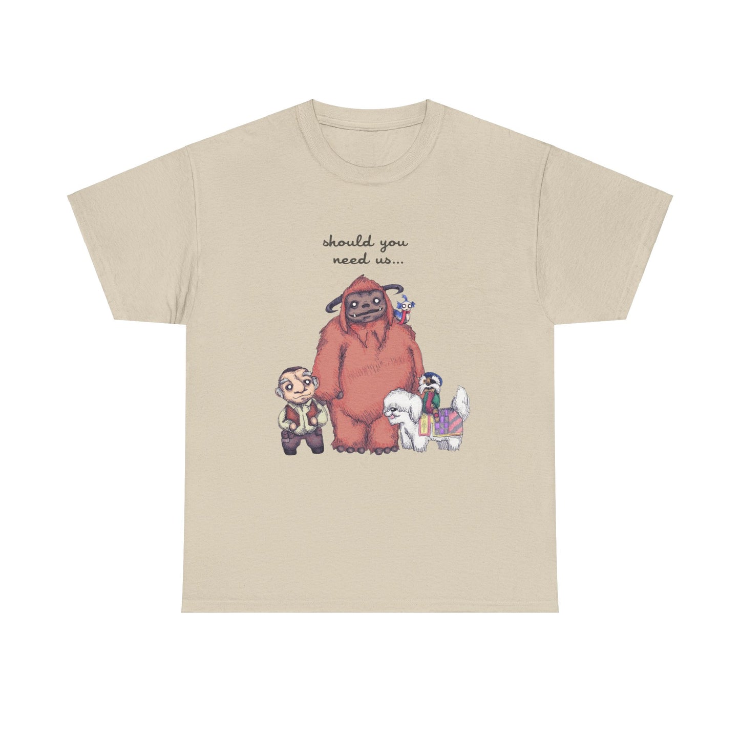 Should You Need Us Unisex Heavy Cotton Tee
