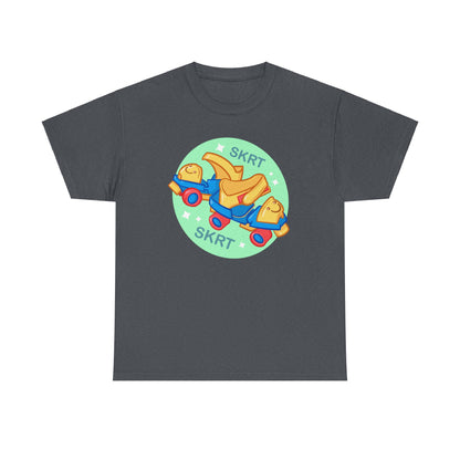 Roller Skates Unisex Heavy Cotton Tee