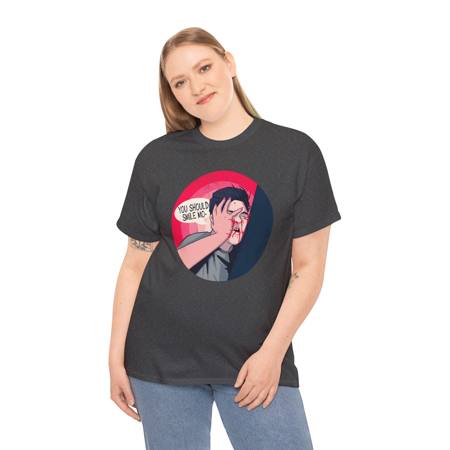Smile Unisex Heavy Cotton Tee