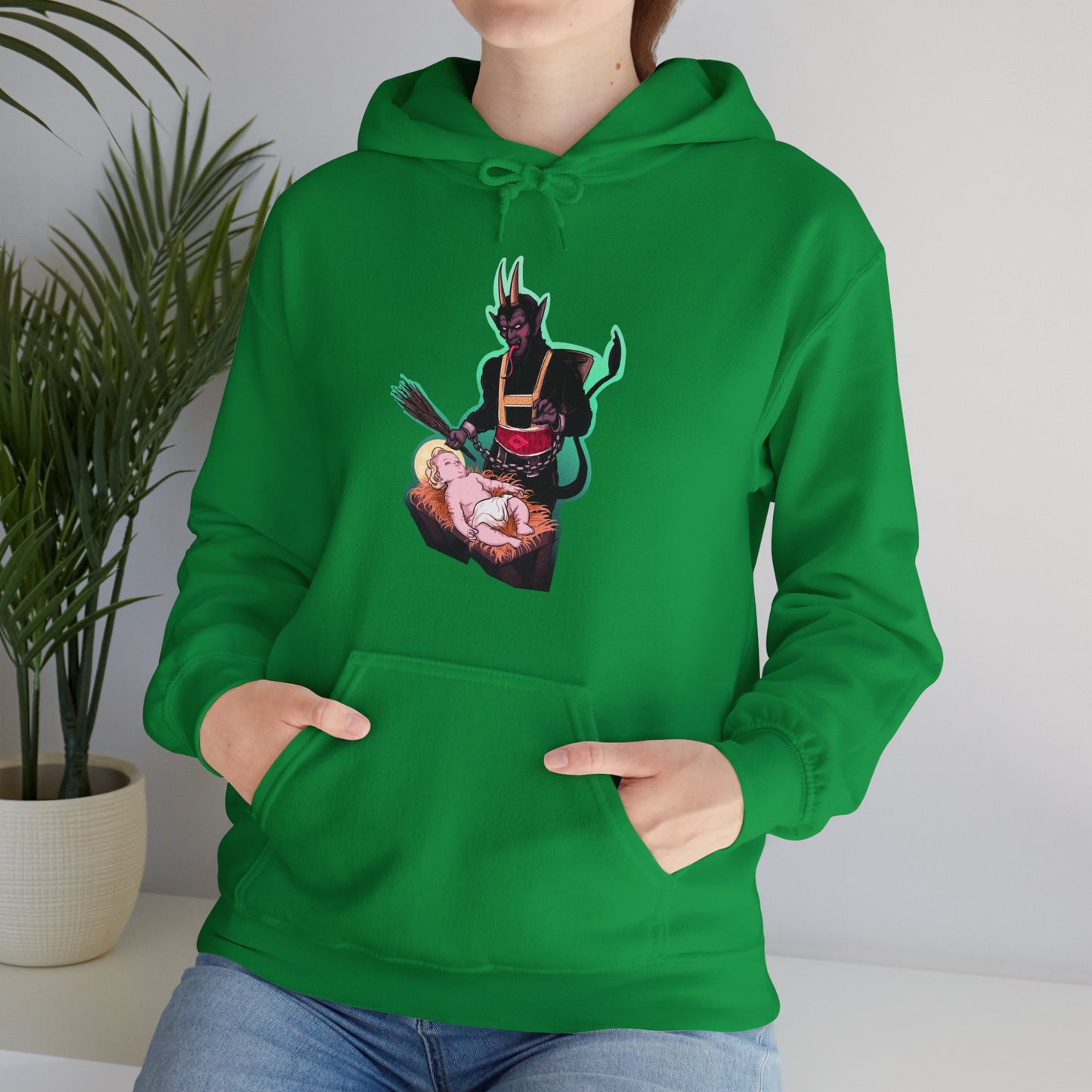 The First Krampus Unisex Heavy Blend Hooded Sweatshirt