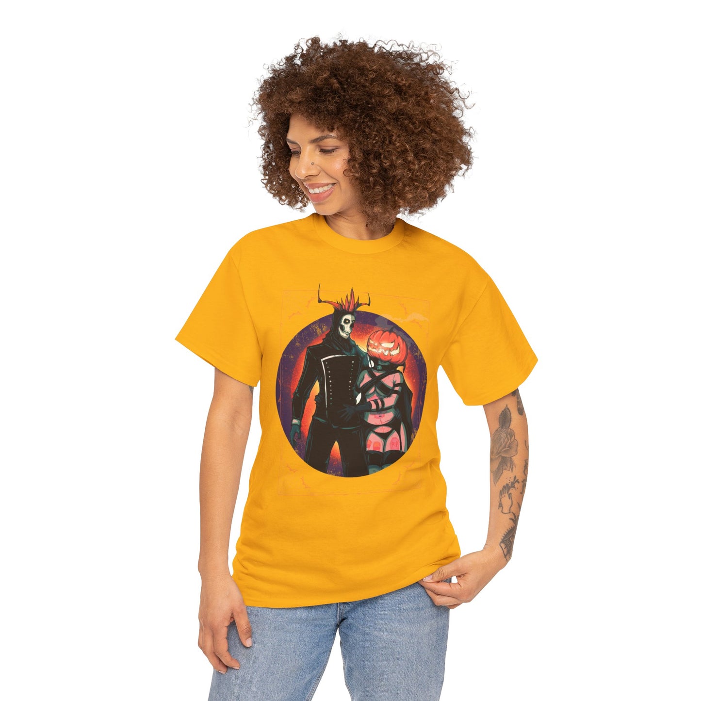 Pumpkin King & Queen Unisex Heavy Cotton Tee