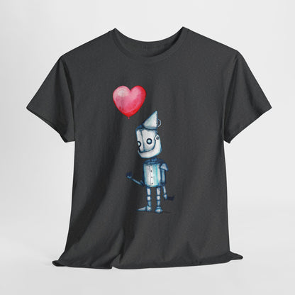 Tinman Gets A Heart Unisex Heavy Cotton Tee