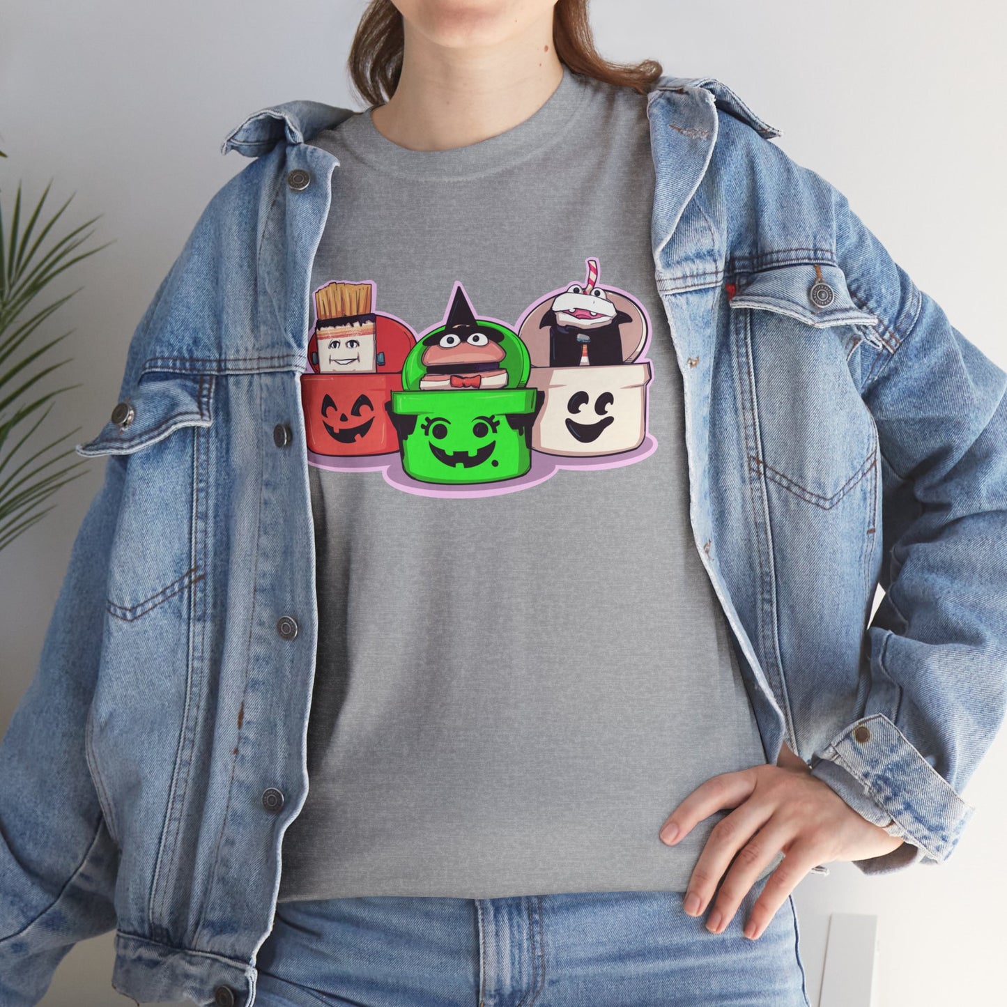 Spooky Fast Food Unisex Heavy Cotton Tee