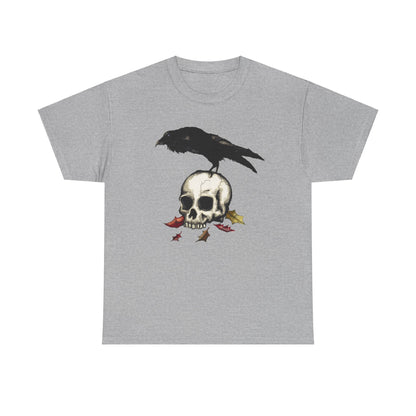 Crow Skull Unisex Heavy Cotton Tee