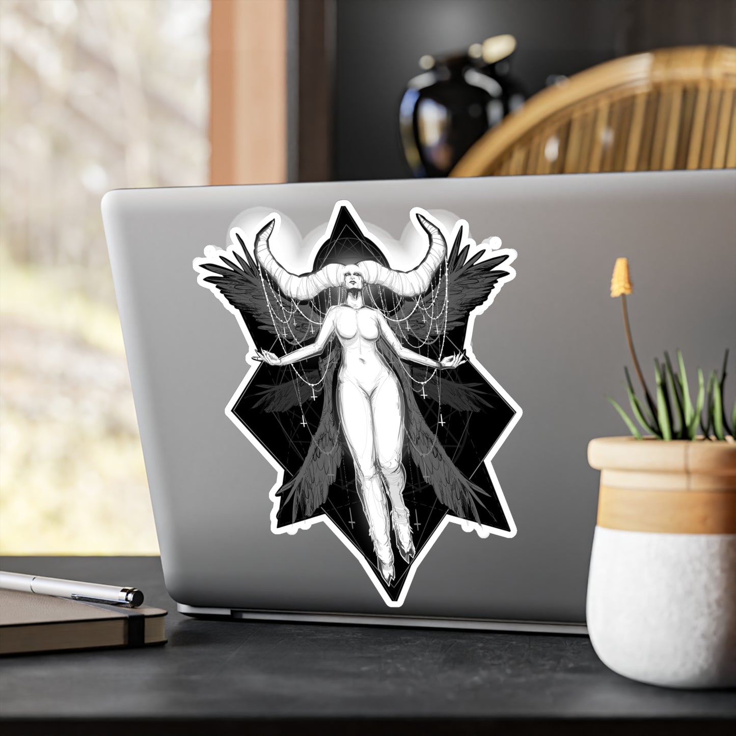 The Deceiver Kiss-Cut Vinyl Decal