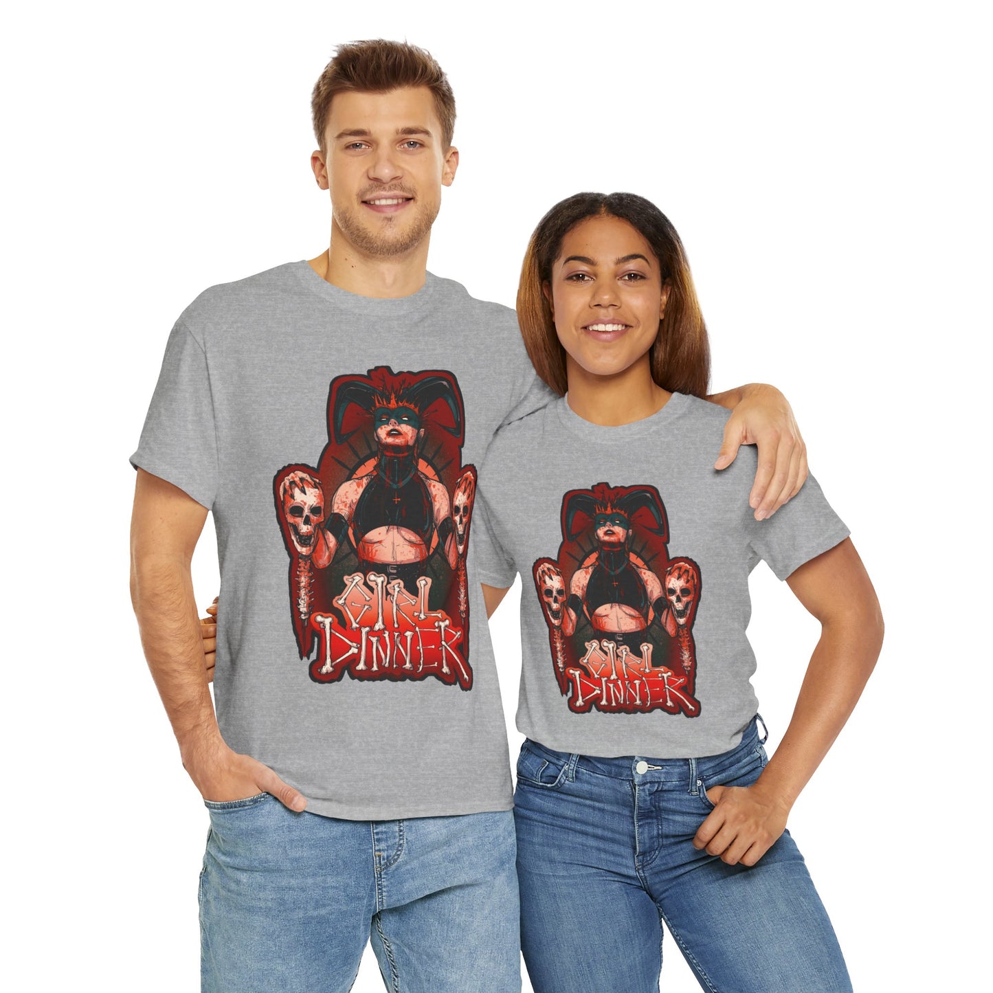 Girl Dinner Unisex Heavy Cotton Tee