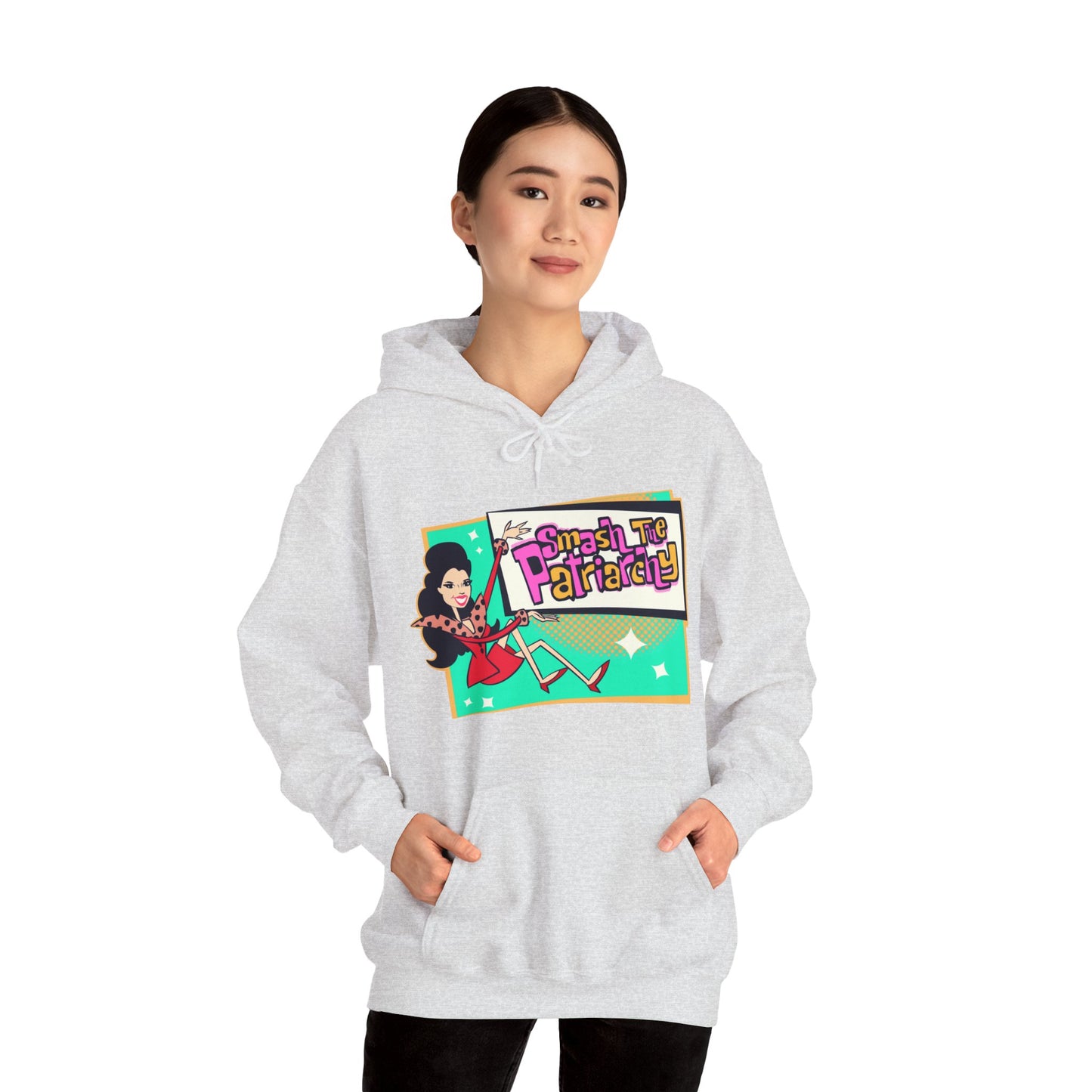 Smash The Patriarchy Unisex Heavy Blend Hooded Sweatshirt
