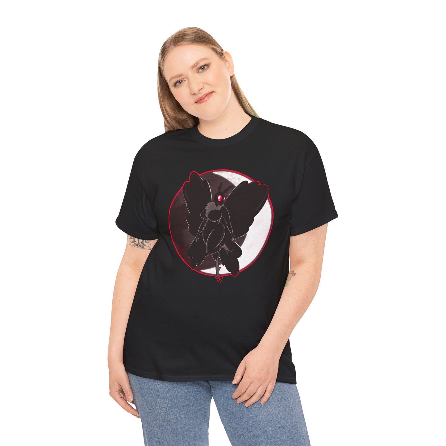 Moth Woman Unisex Heavy Cotton Tee