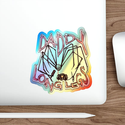 Daddy Long Legs Holographic Die-cut Stickers