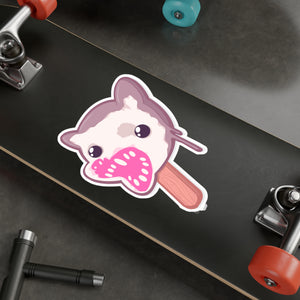 Opossum Popsicle Kiss-Cut Vinyl Decal