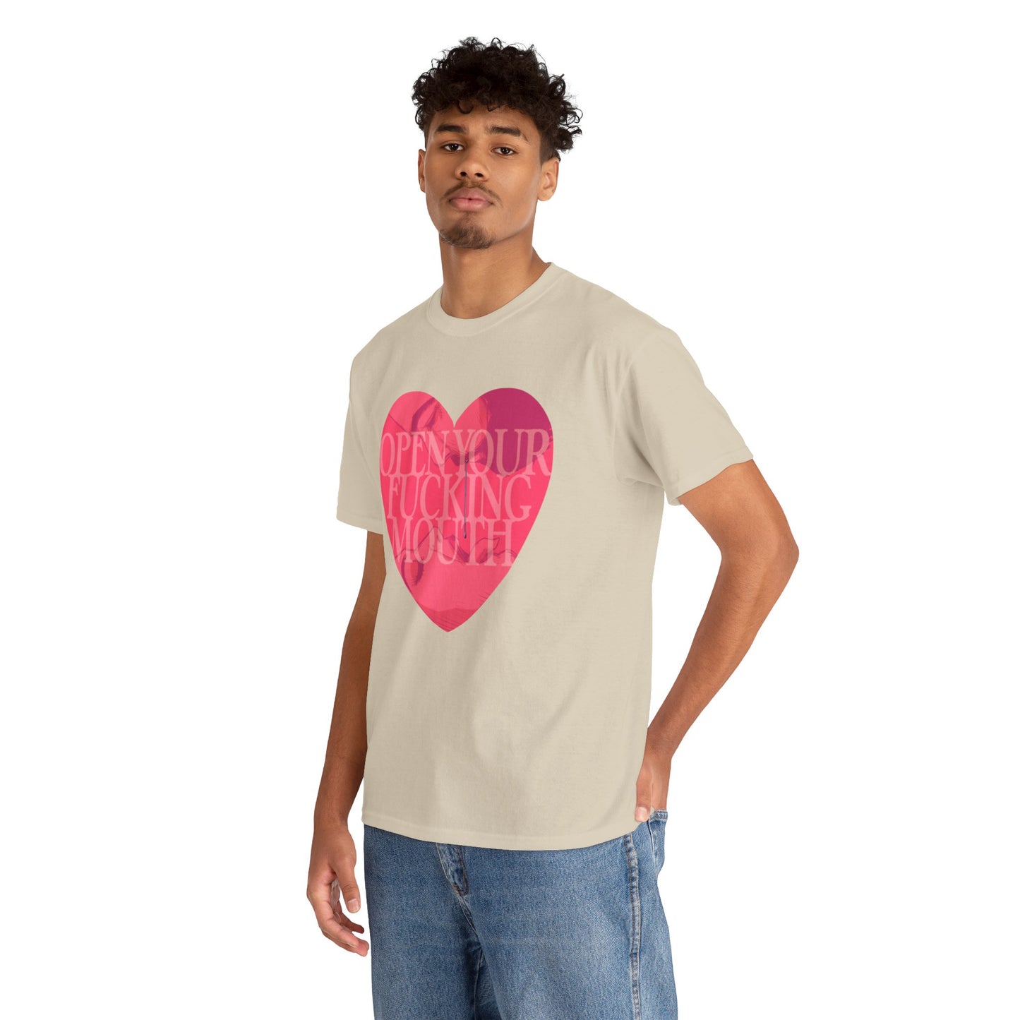 Open Your Mouth Unisex Heavy Cotton Tee