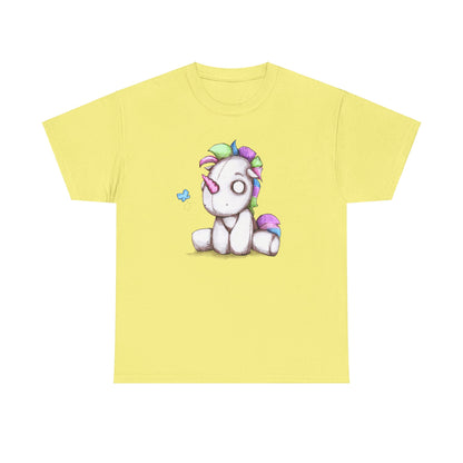 Plushie Unicorn Unisex Heavy Cotton Tee