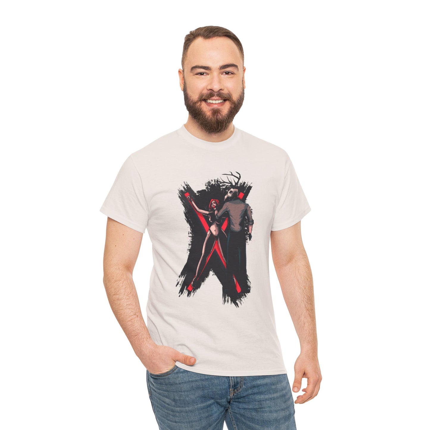 Deer Daddy Series 11: The Cross Unisex Heavy Cotton Tee
