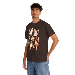 Spooky Mushrooms Unisex Heavy Cotton Tee