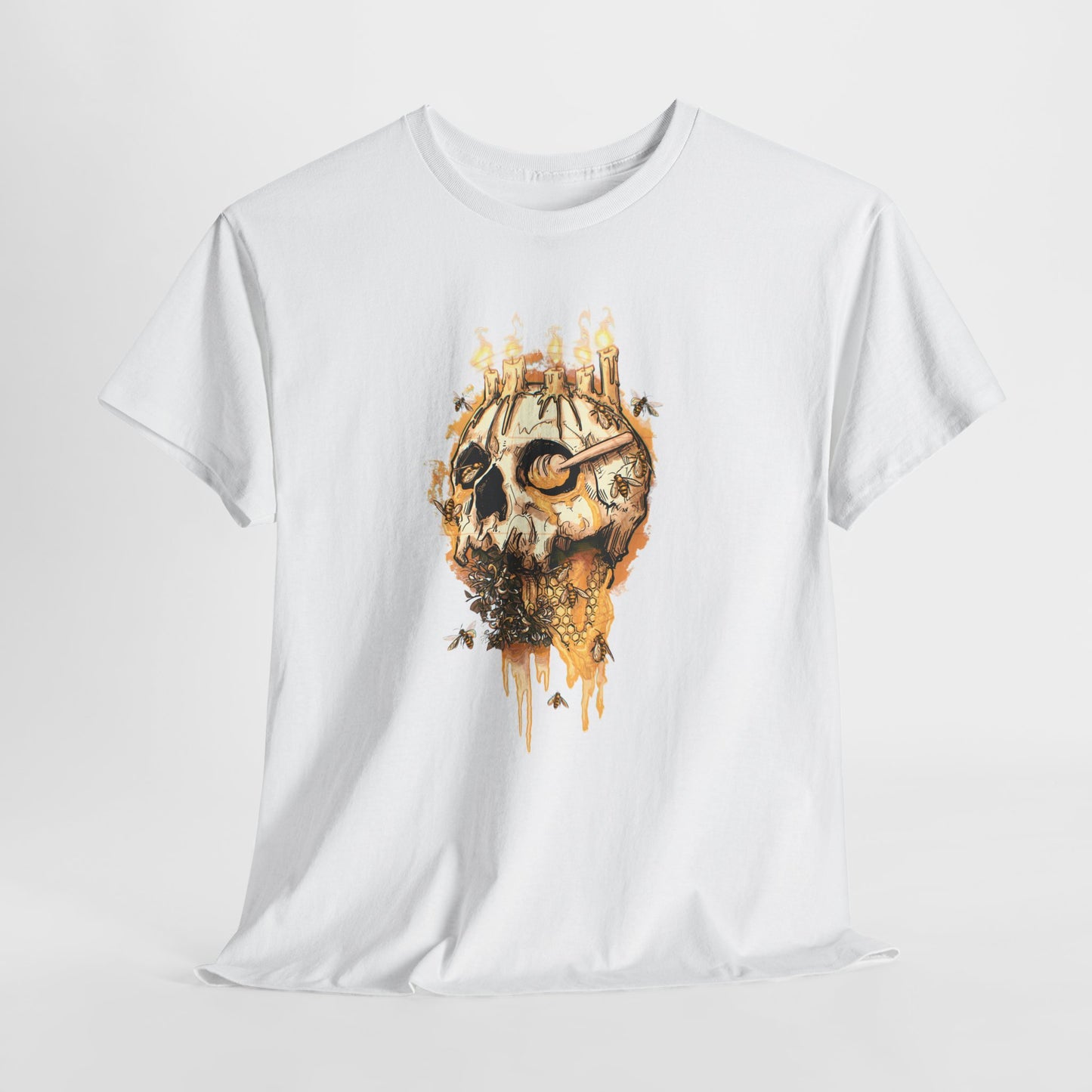 Elemental Skull Honeycore Unisex Heavy Cotton Tee