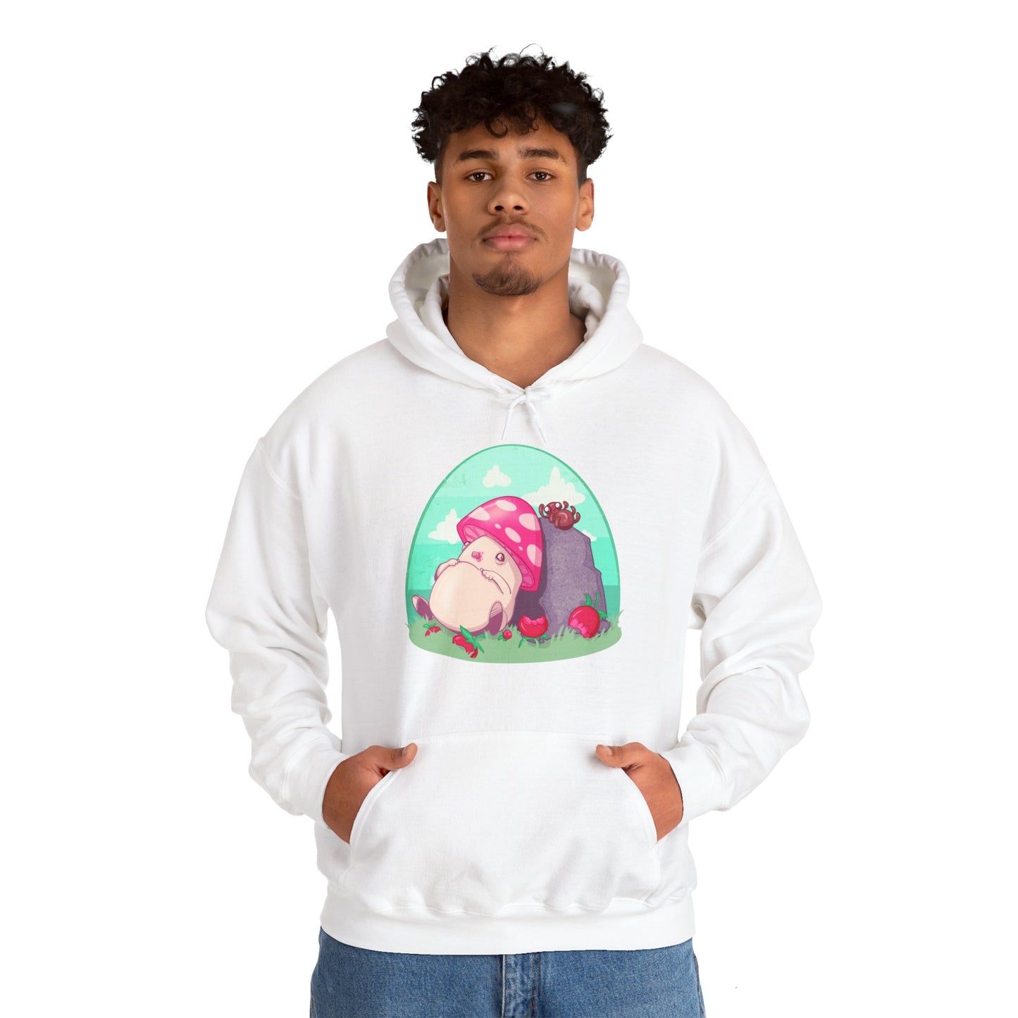 Tummy Ache Unisex Heavy Blend Hooded Sweatshirt