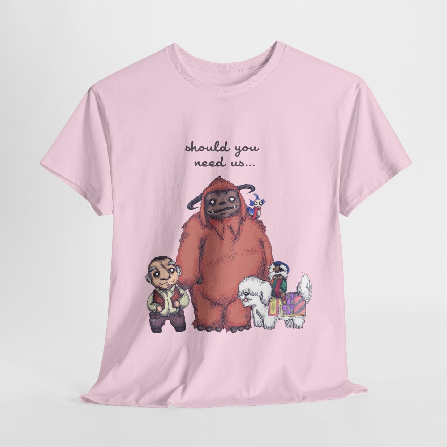 Should You Need Us Unisex Heavy Cotton Tee