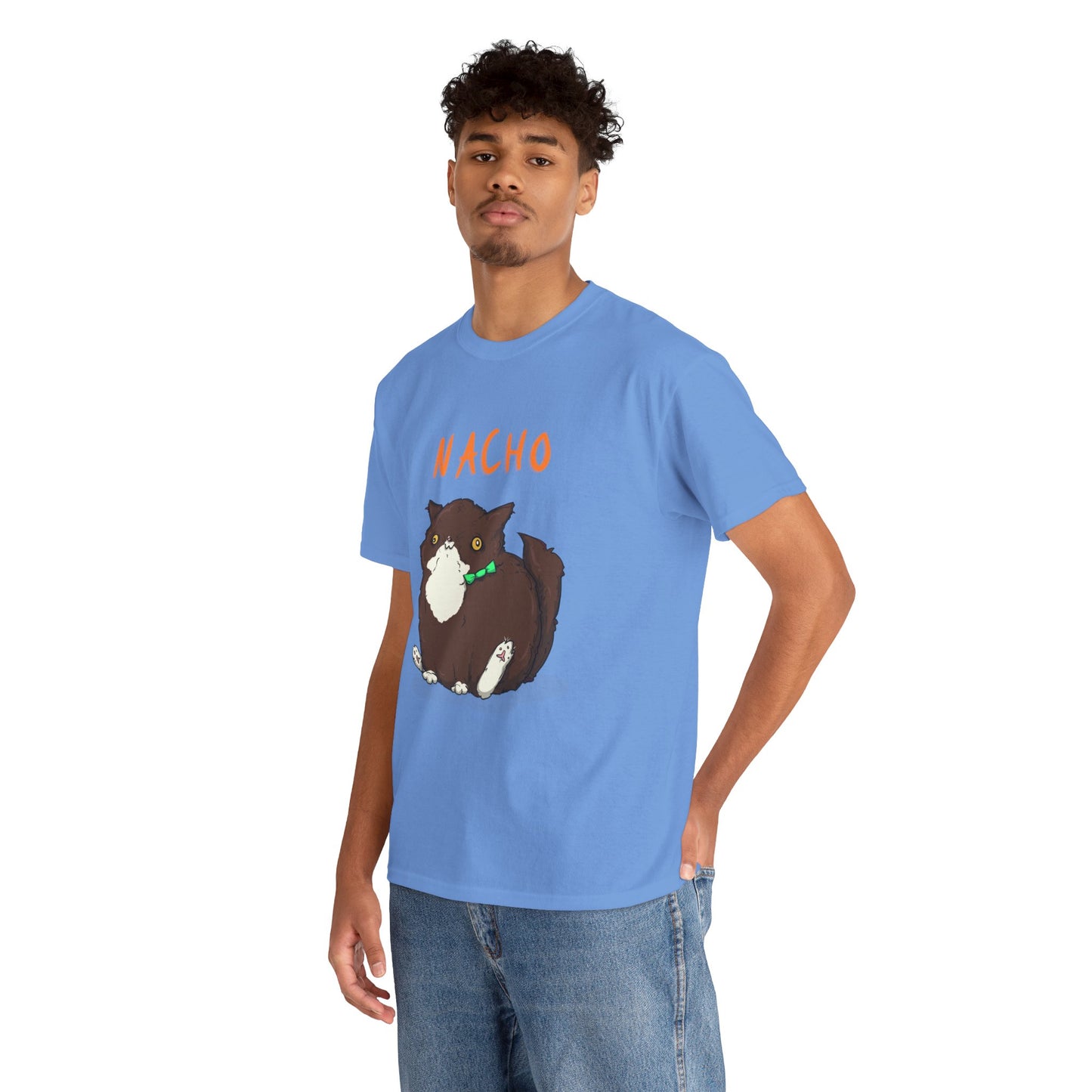Nacho The Cat Unisex Heavy Cotton Tee