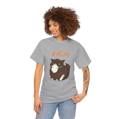 Nacho The Cat Unisex Heavy Cotton Tee