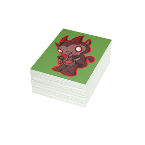 Plushie Krampus Greeting Card Bundles (10, 30, 50 pcs)