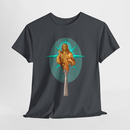 He Is Resin Unisex Heavy Cotton Tee