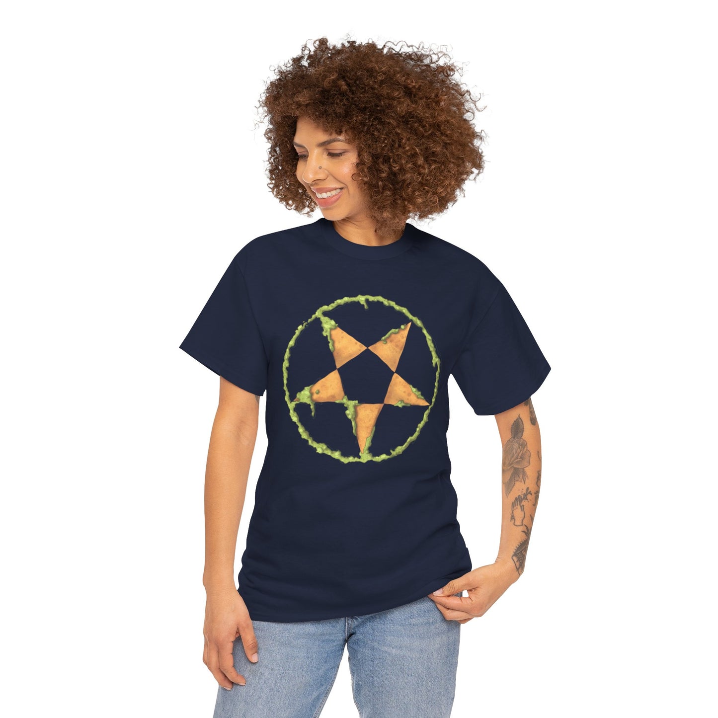 Guacamole Pentagram Unisex Heavy Cotton Tee