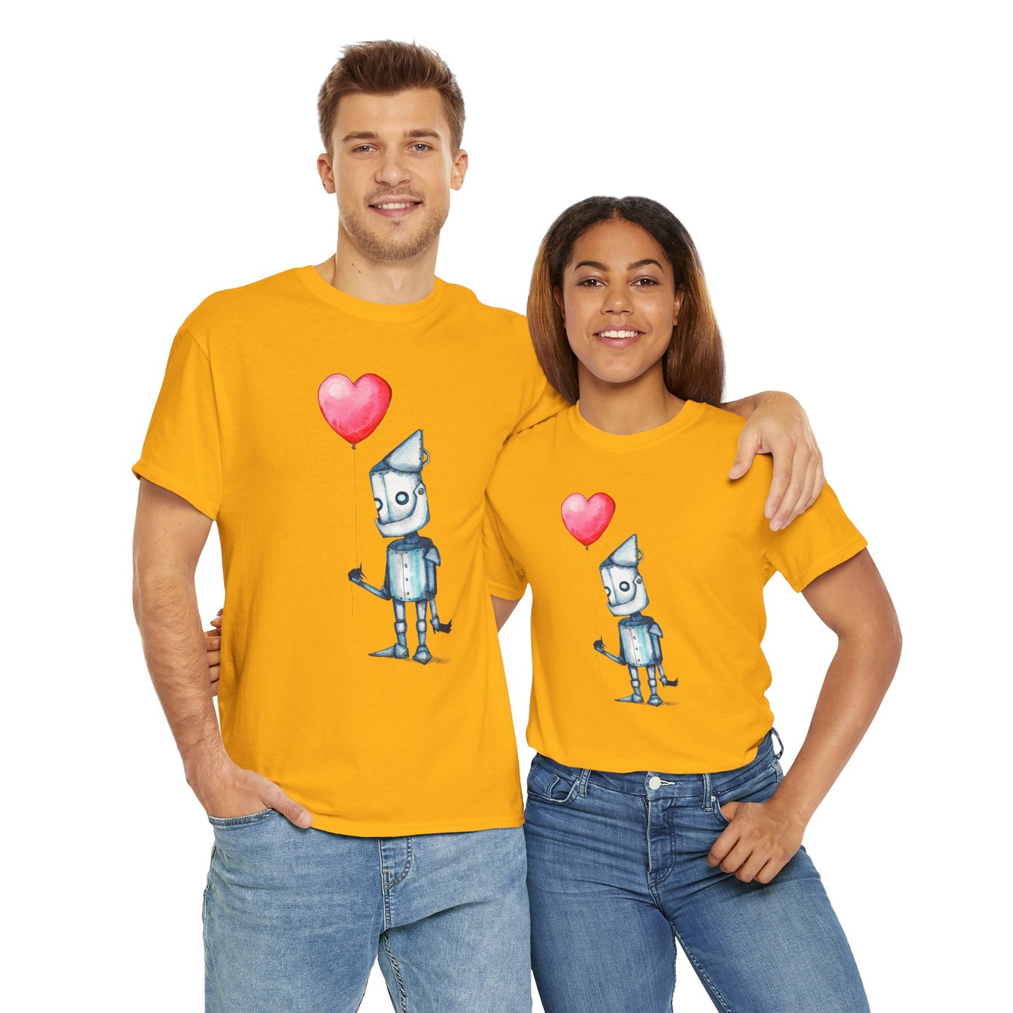 Tinman Gets A Heart Unisex Heavy Cotton Tee