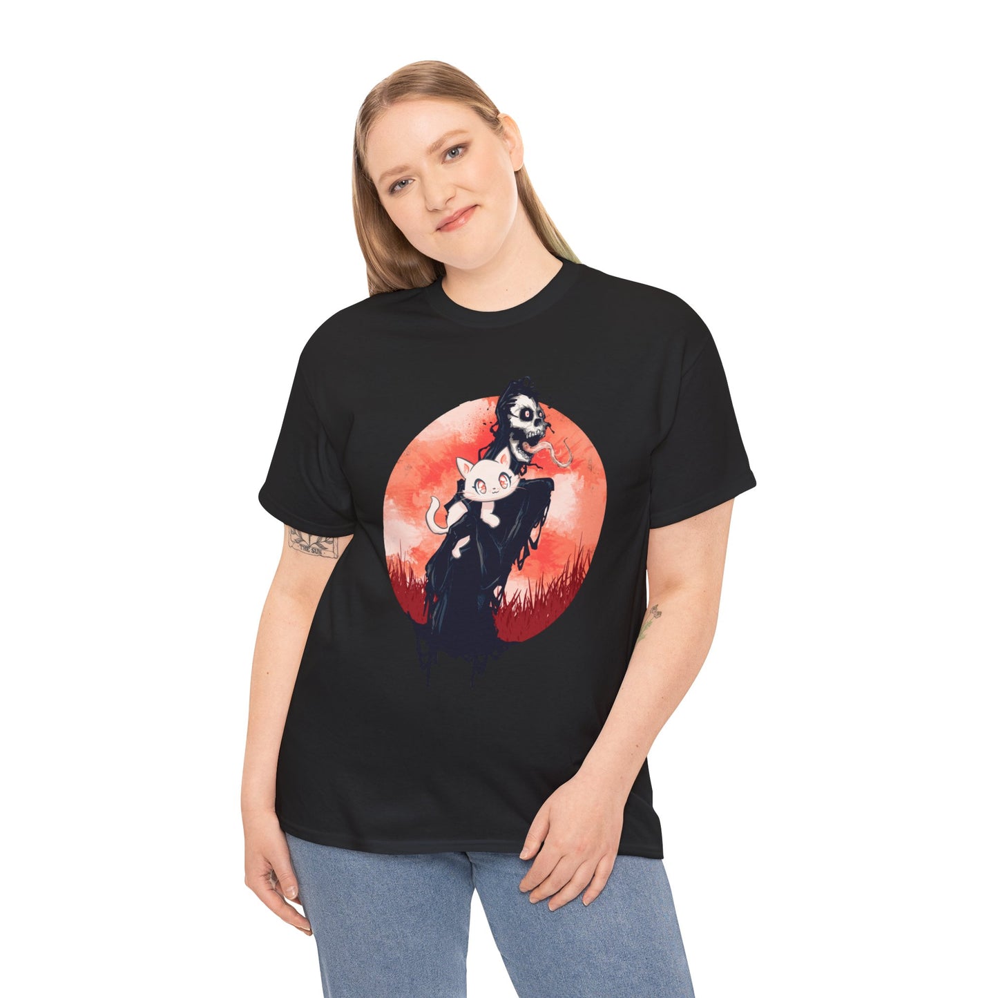 Cat Person Unisex Heavy Cotton Tee