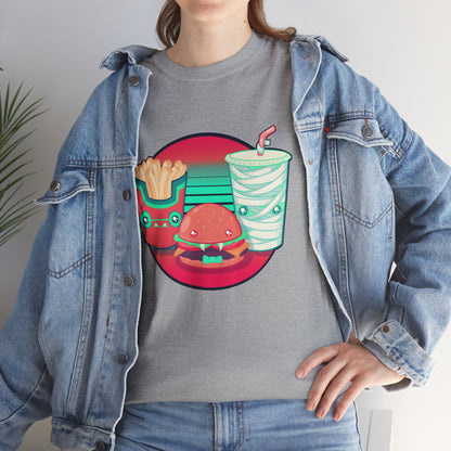 Spooky Fast Food Unisex Heavy Cotton Tee