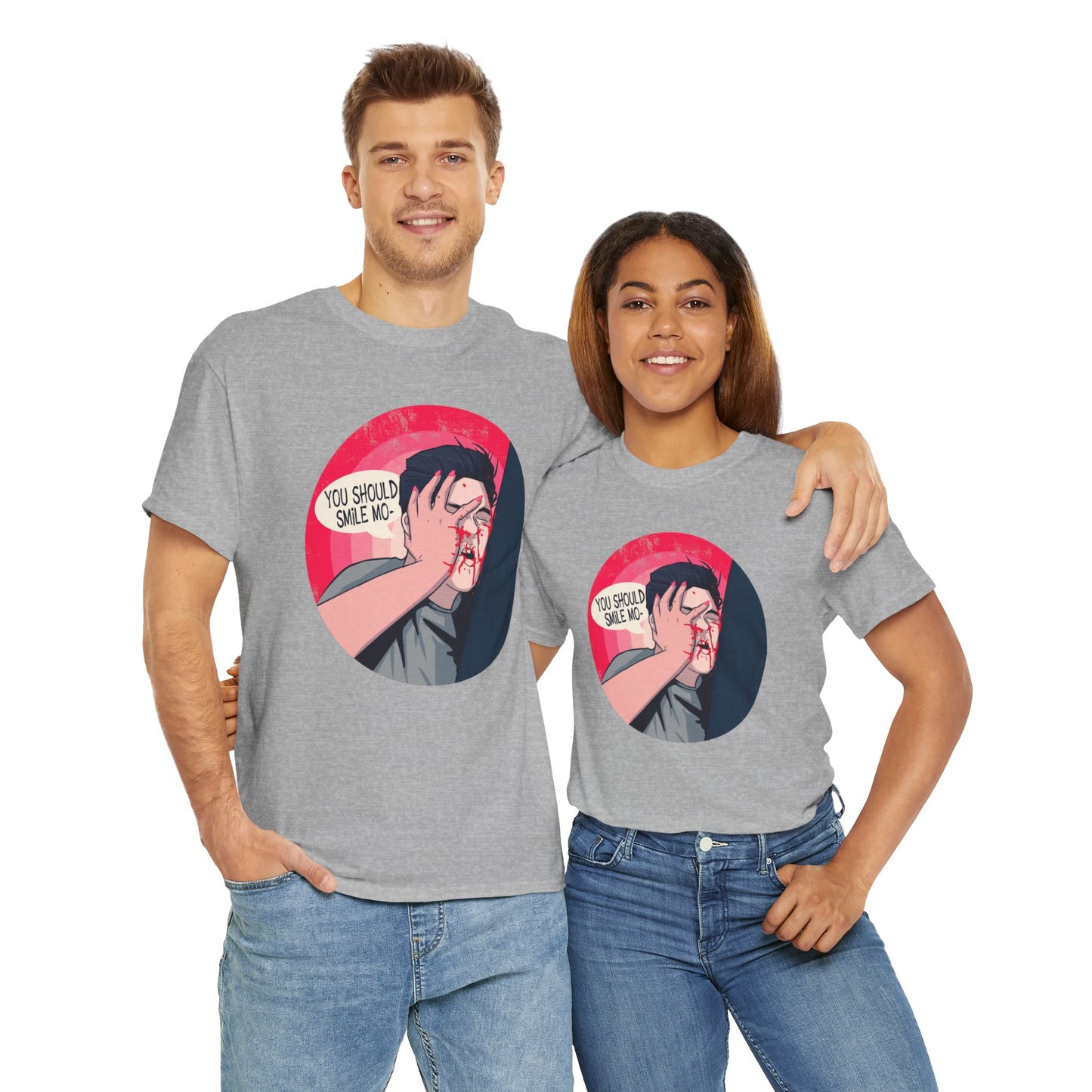 Smile Unisex Heavy Cotton Tee