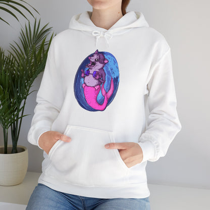 Mermaid Opossum Unisex Heavy Blend Hooded Sweatshirt
