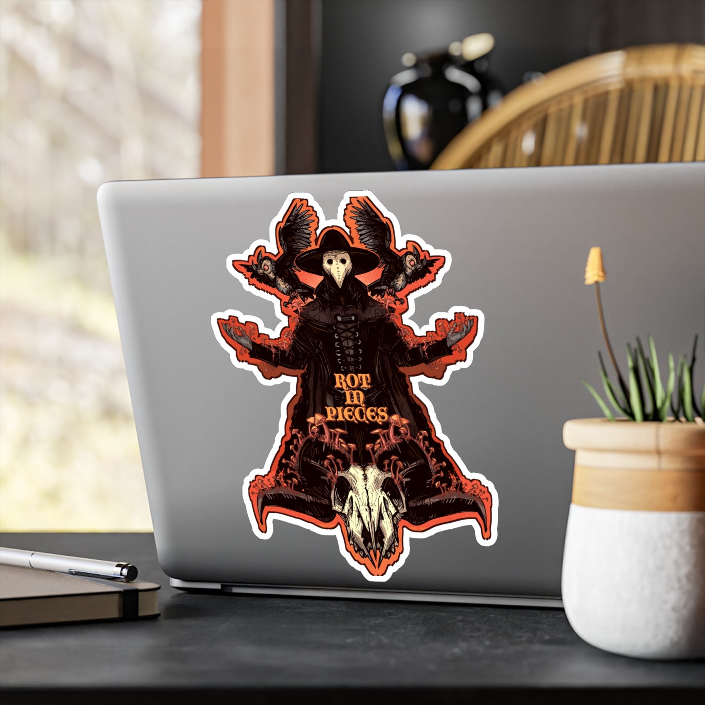 Rot In Pieces Kiss-Cut Vinyl Decal