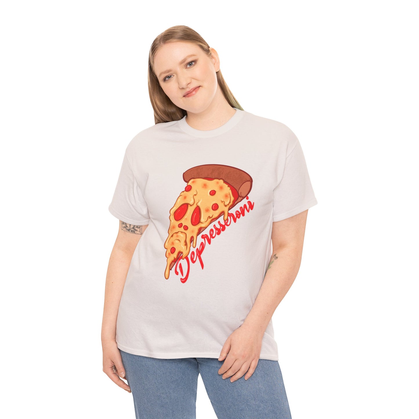 Depresseroni Unisex Heavy Cotton Tee