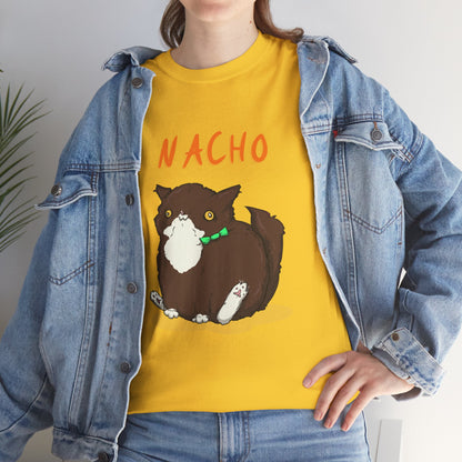 Nacho The Cat Unisex Heavy Cotton Tee