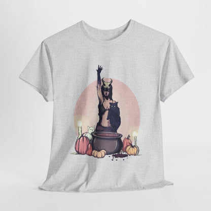 Coffee Witch Unisex Heavy Cotton Tee