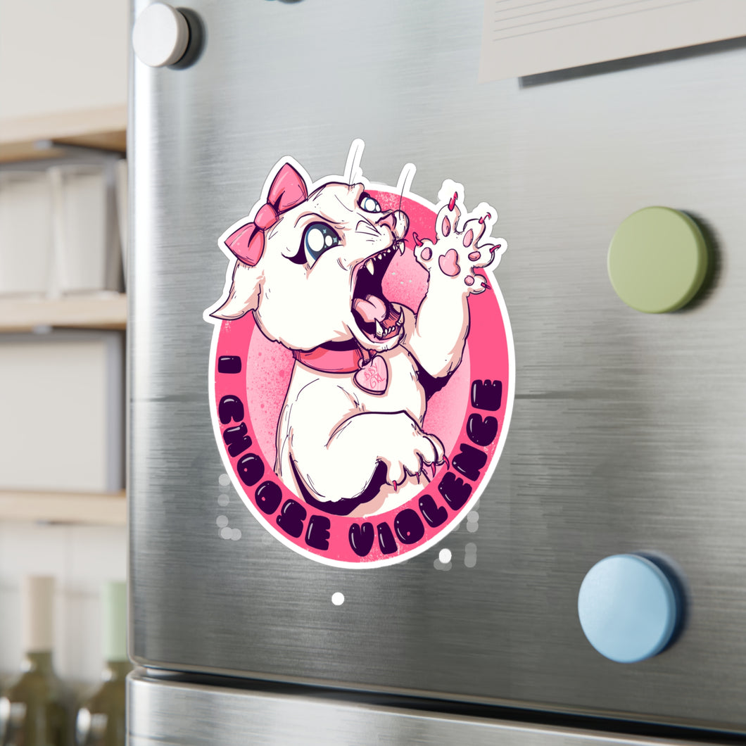 Killer Kitty Kiss-Cut Vinyl Decal