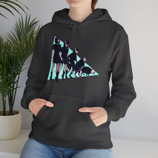 Opossum Girl Unisex Heavy Blend Hooded Sweatshirt